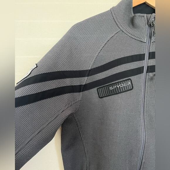Spyder Men's Wengen Full Zip Weight Stryke Jacket Sz M - Picture 2 of 15